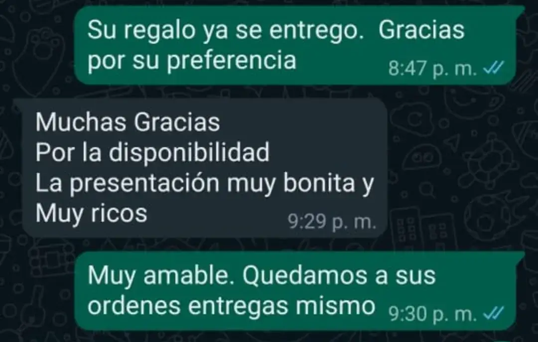 Aprecio por el regalo